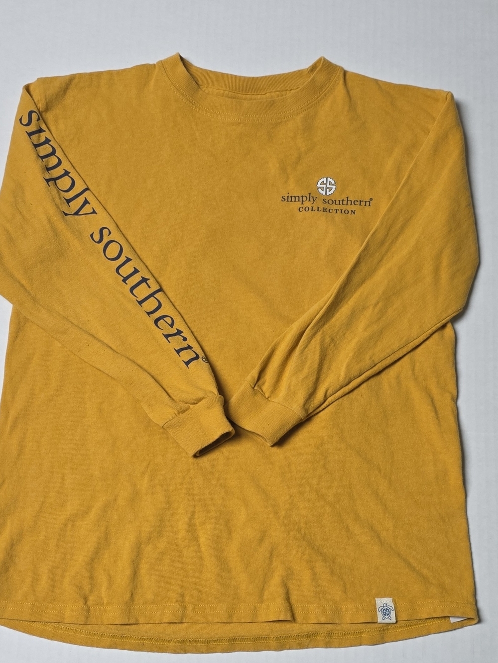 Simply Southern Kid's Long Sleeve Tee - Mustard